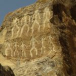 Petroglify: ludzie