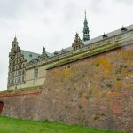 Widok zewnętrzny zamku Kronborg w Helsingorze
