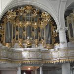 Organy kościelne w Luterańskiej katedrze Św. Trójcy z 1758 roku . Do 1968 roku były to największe organy mechaniczne na świecie