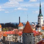Widok na stary Tallinn