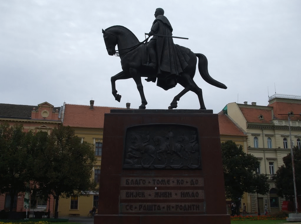 pomnik króla Piotra I Karadordevica.