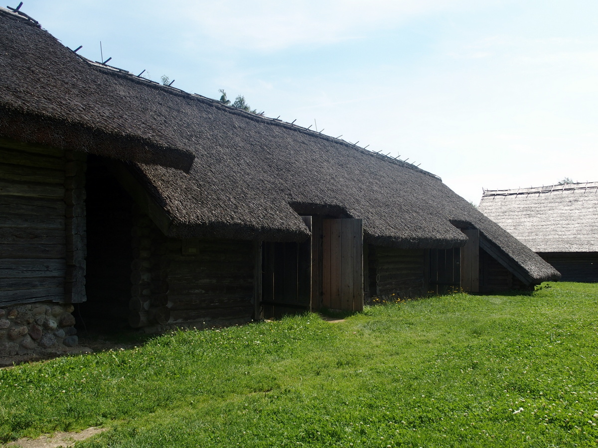 Budynek gospodarczy do trzymania bydła ze wsi Zabrodze, pow. Staubtsy, obwód Mińsk.Pochodzi z XIX wieku.